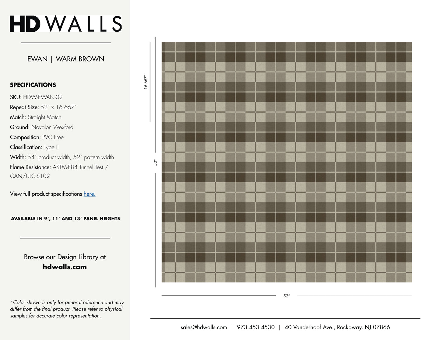 EWAN Warm Brown