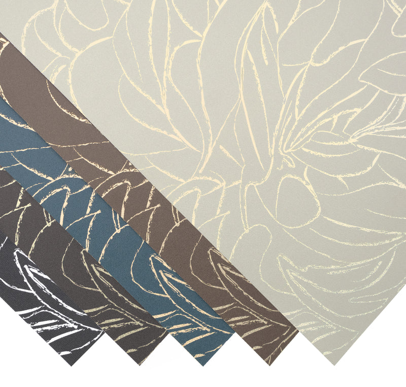 HDWALLS Chrysanthemum floral collection wallpaper sample image