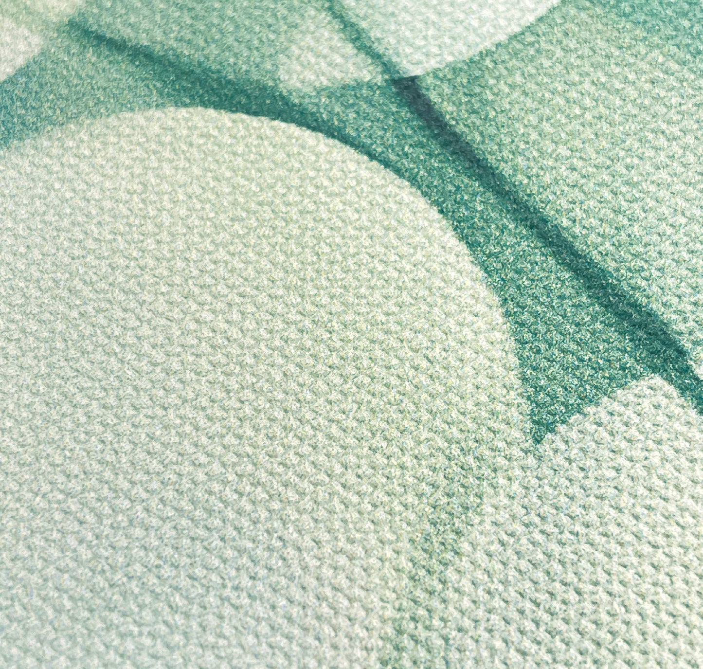 Demure Lagoon contract-grade wallcovering technical specifications detailing Class A fire rated data, impact resistance, and commercial performance.