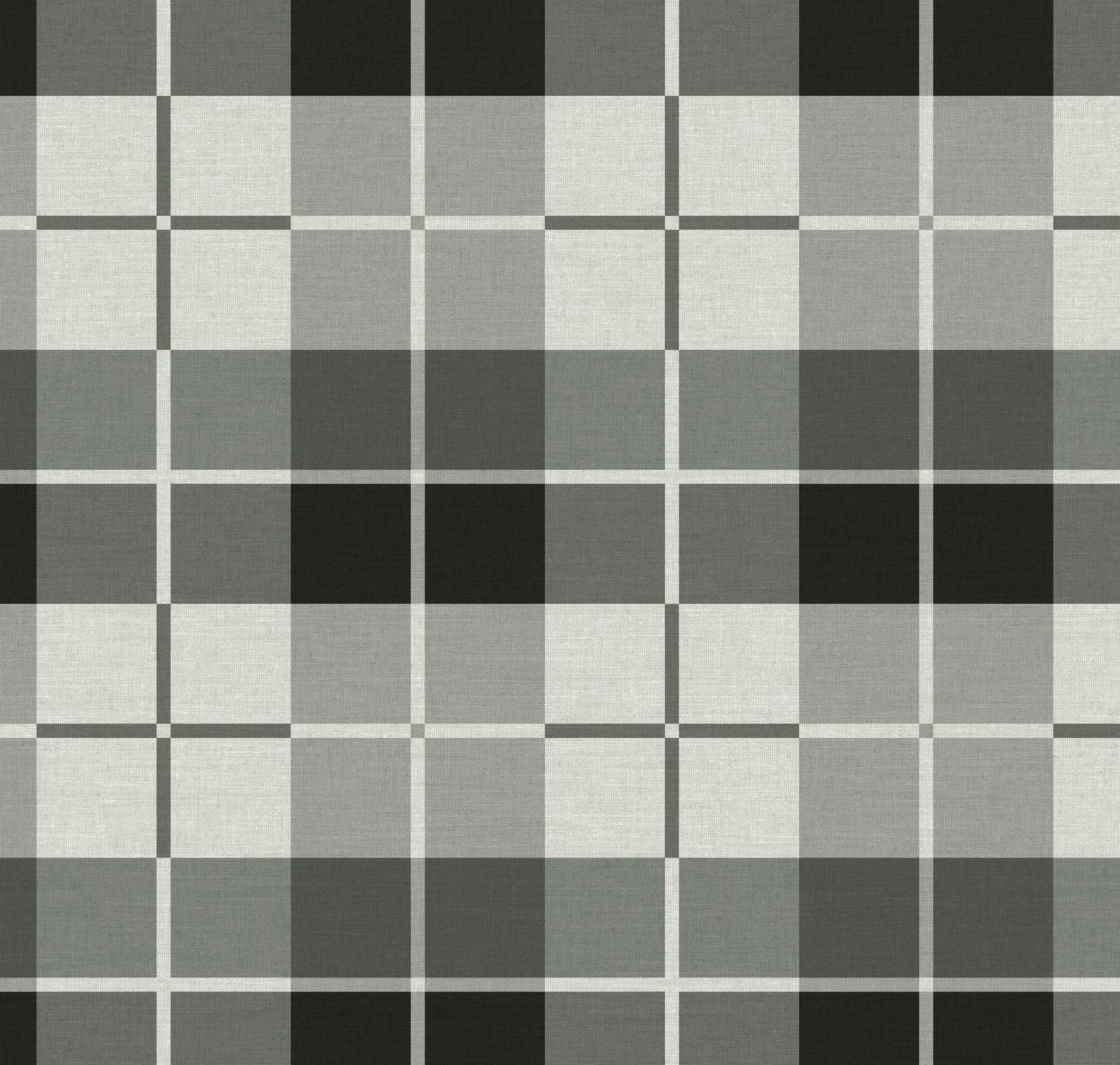 Ewan Neutral Black eco-luxury sustainable wallpaper close-up canvas texture swatch from HDWALLS.
