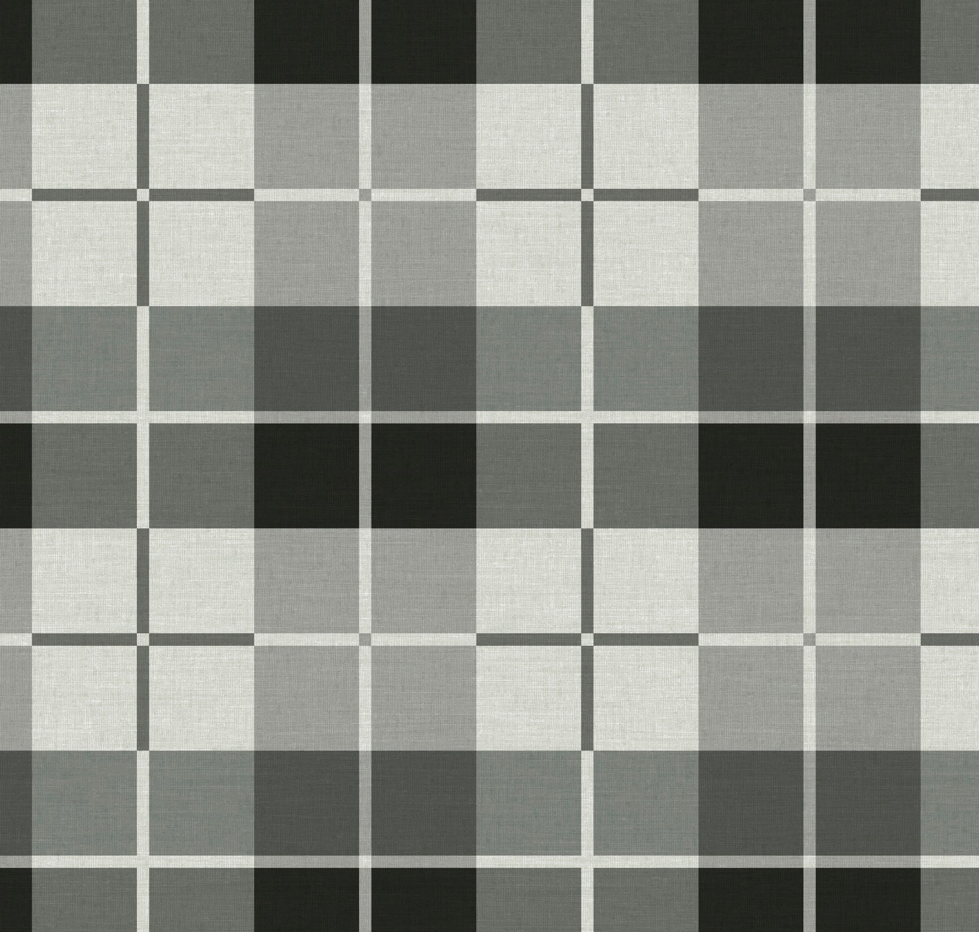 Ewan Neutral Black eco-luxury sustainable wallpaper close-up canvas texture swatch from HDWALLS.