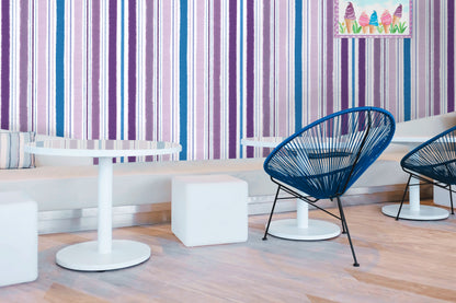 Balance Lilac high-performance designer wallcovering installed in a luxury interior design.