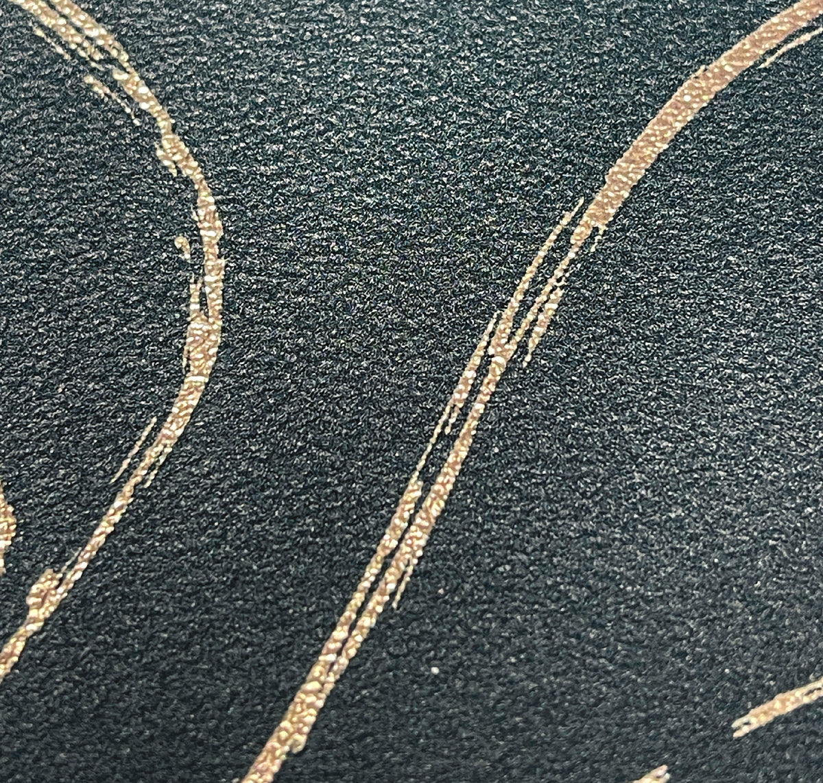 Chrysanthemum Teal macro texture detail — fine light line-art chrysanthemum wallcovering by HDWALLS