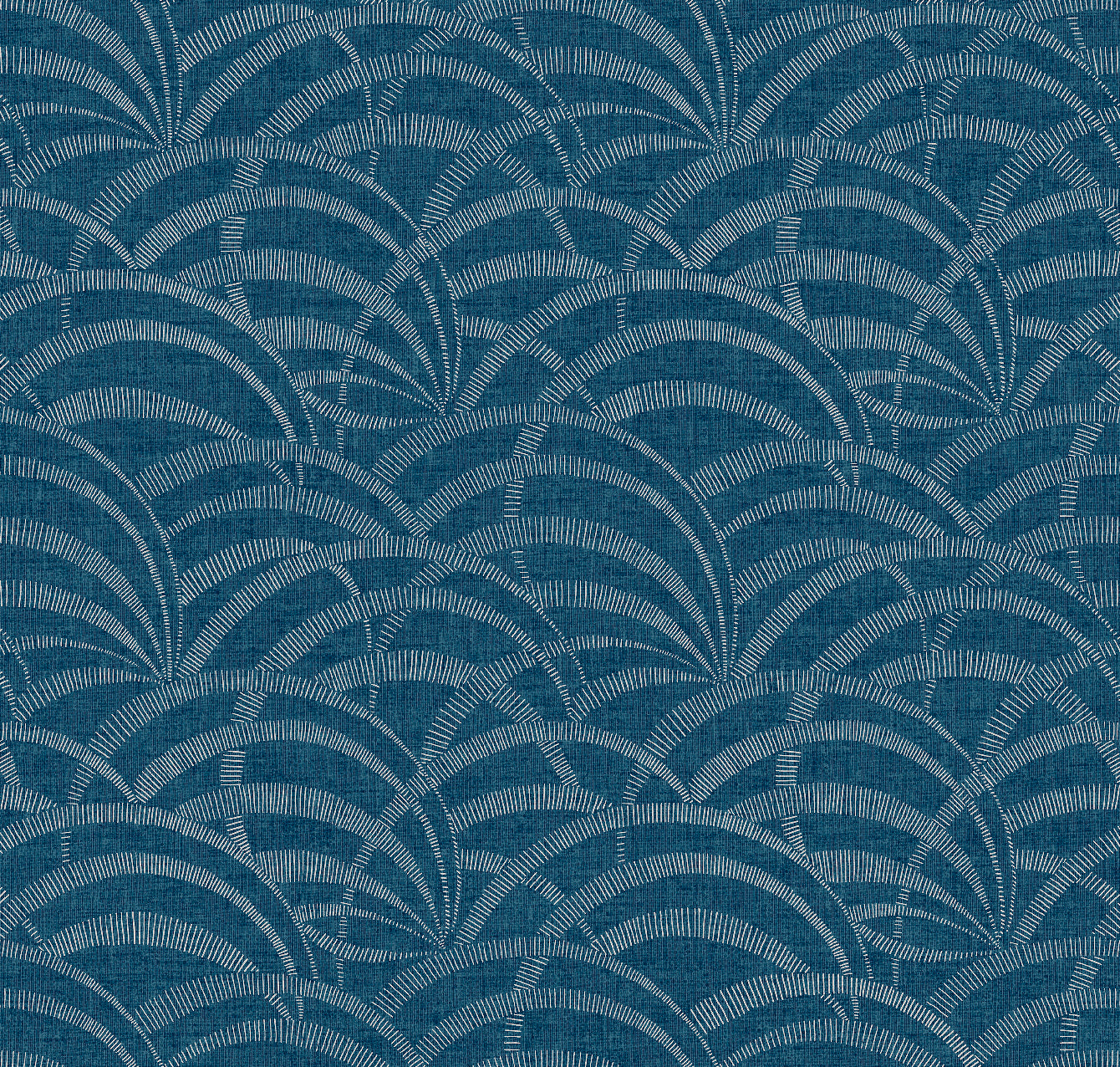 Lugano Dungaree durable commercial grade wallpaper macro swatch showing wipeable heavy-duty Type II contract vinyl texture.