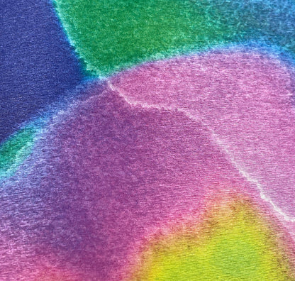 Morpheus Psychedelic alternative durable scratch-resistant protective wallcovering sample view.