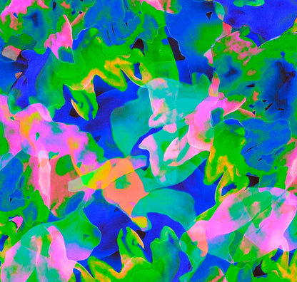 Morpheus Psychedelic durable commercial grade wallpaper macro swatch showing wipeable heavy-duty Type II contract vinyl texture.