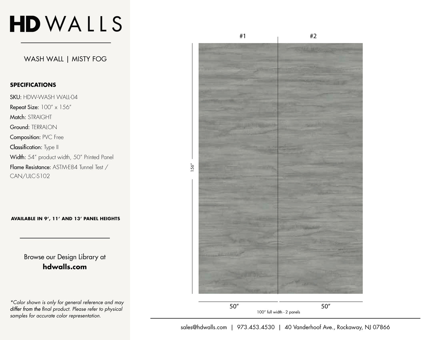 WASH WALL - MISTY FOG