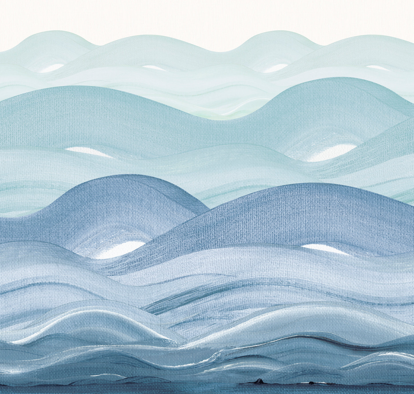 Swell Ocean durable, scrubbable commercial grade wallpaper macro texture swatch from HDWALLS.