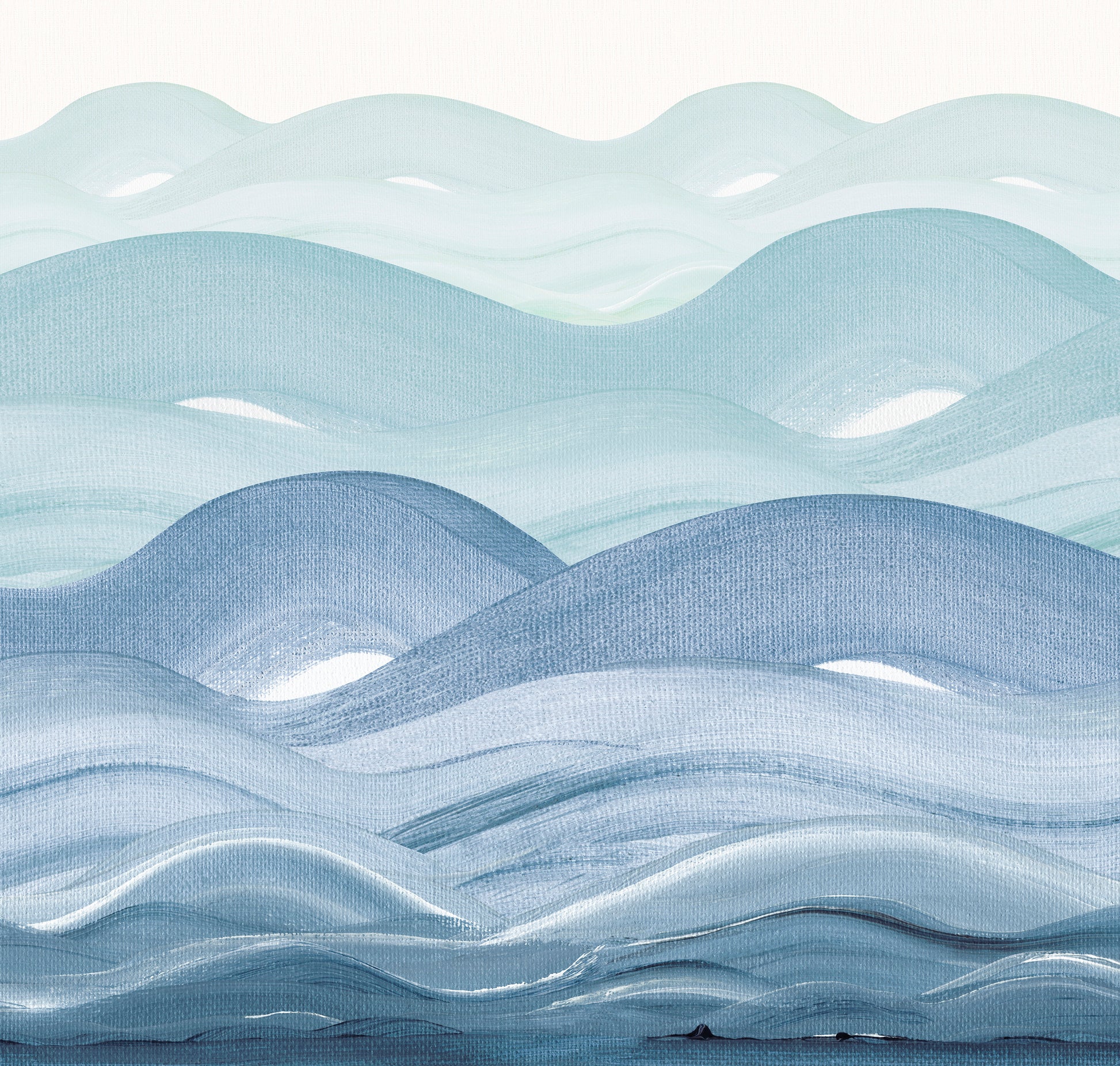 Swell Ocean durable, scrubbable commercial grade wallpaper macro texture swatch from HDWALLS.