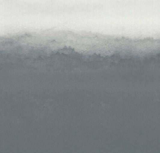 ariana Ocean watercolor ombre wallpaper panel by HDWALLS – PVC-free mural wallcovering in deep ocean blue tones