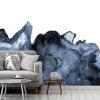 oversized watercolor mural