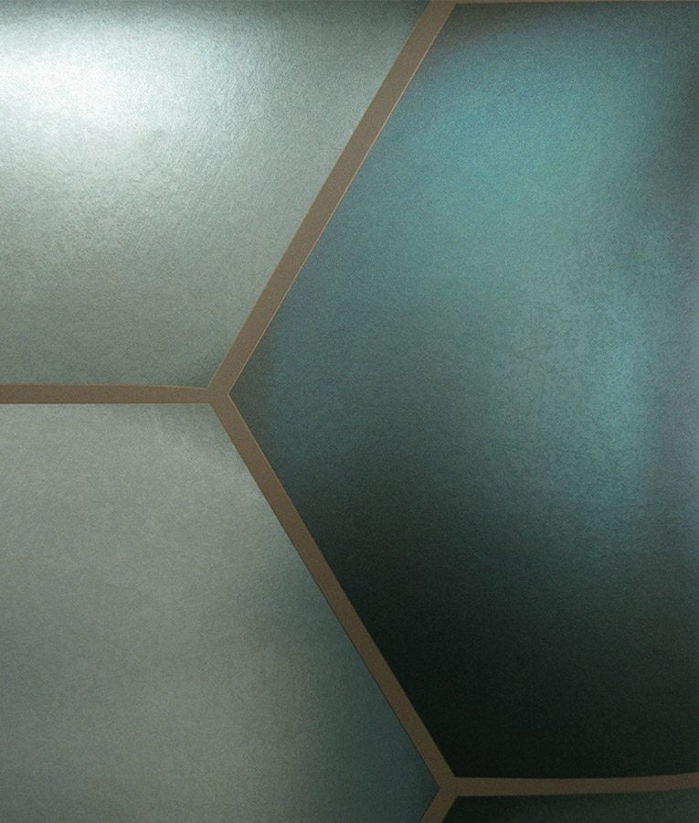 HD Walls - Geometric pattern: Mandrake with Alloy colorway
