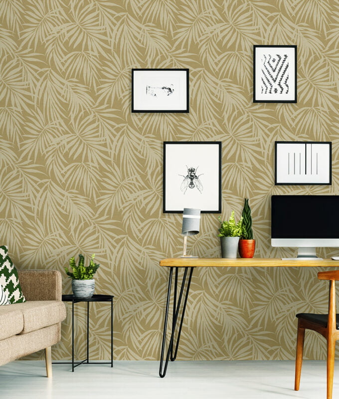 Fronds Fronds Silhouette – Hd Walls Sustainable Wallcovering